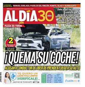 Cover of Periodico Al Dia (Leon)