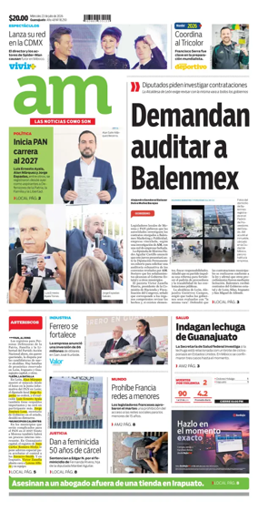 Cover of Periodico AM (Leon)