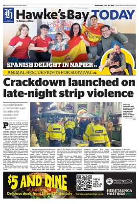 Cover of Hawke's Bay Today