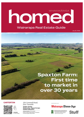 Cover of Homed Wairarapa