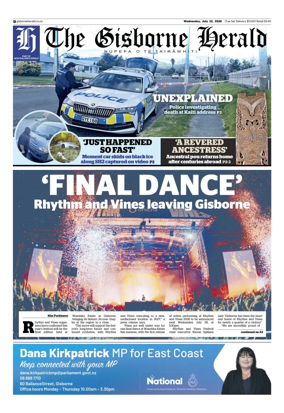 Cover of The Gisborne Herald