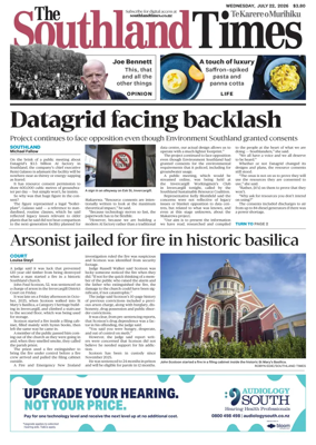 Cover of The Southland Times