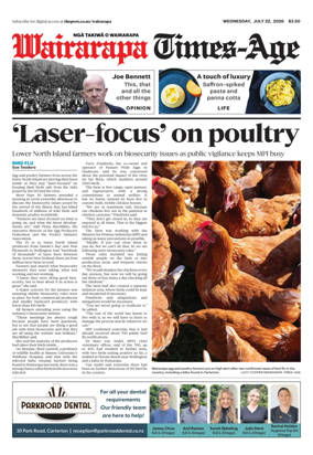 Cover of Wairarapa Times-Age (NZ)