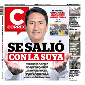Cover of Diario Correo