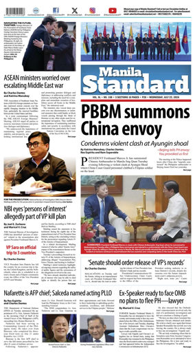 Cover of Manila Standard