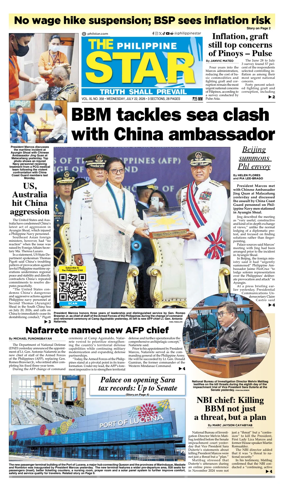 Cover of The Philippine Star