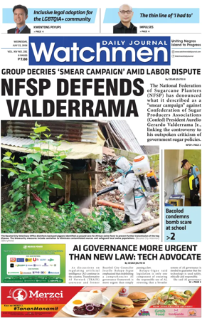 Cover of Watchmen Daily Journal