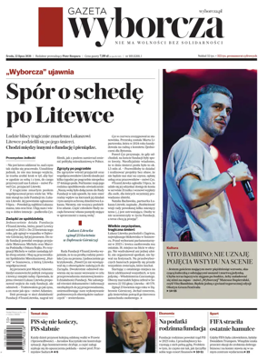 Cover of Gazeta Wyborcza