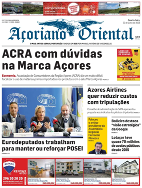Cover of Acoriano Oriental
