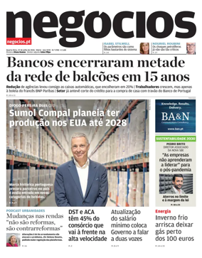 Cover of Jornal de Negocios
