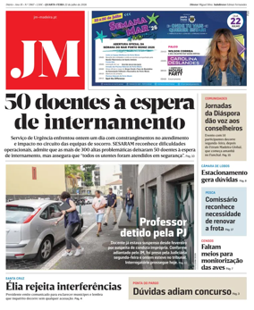 Cover of Jornal Madeira