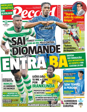 Cover of Record (Portugal)