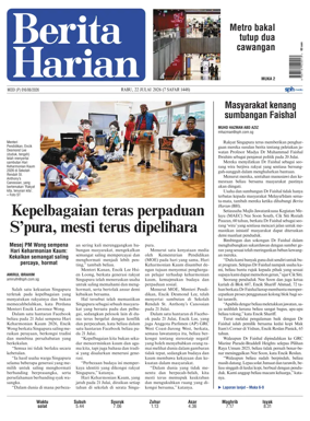 Cover of Berita Harian
