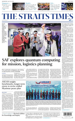 Cover of The Straits Times