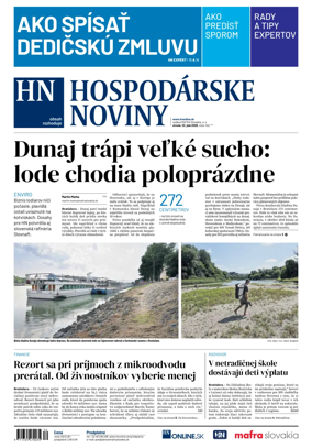 Cover of Hospodarske noviny