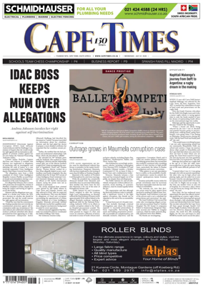 Cover of Cape Times