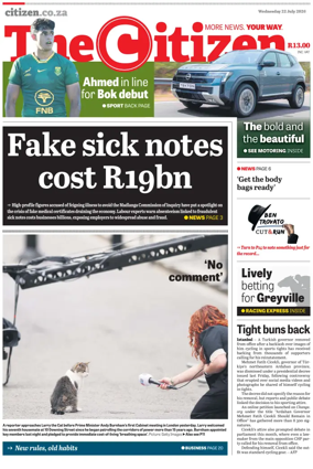 Cover of The Citizen (Gauteng)