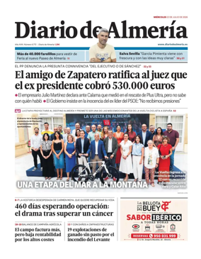Cover of Diario de Almeria