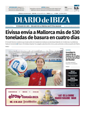Cover of Diario de Ibiza