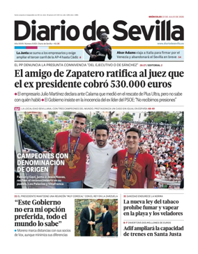 Cover of Diario de Sevilla