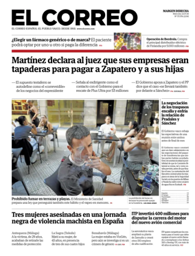 Cover of El Correo (Margen derecha)