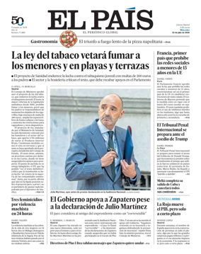 Cover of El Pais Madrid