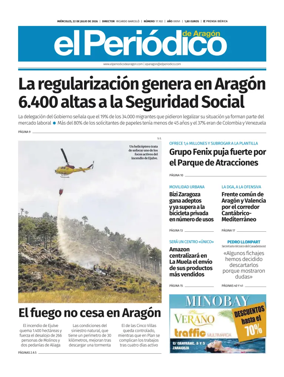 Cover of El Periodico Aragon