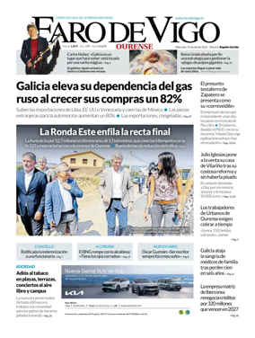 Cover of Faro de Vigo (Ourense)