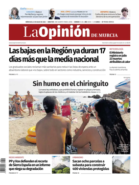Cover of La Opinion de Murcia