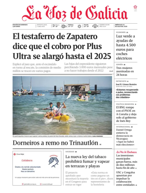 Cover of La Voz de Galicia (Barbanza)
