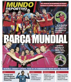 Cover of Mundo Deportivo (At. Madrid)