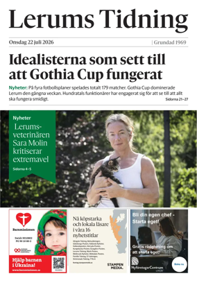 Cover of Lerums Tidning