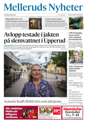 Cover of Melleruds Nyheter