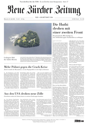 Cover of Neue Zurcher Zeitung