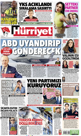 Cover of Hurriyet