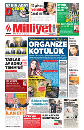 Cover of Milliyet