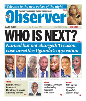 Cover of The Observer (Uganda)