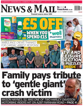 Cover of Aldershot News & Mail