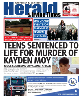 Cover of Ardrossan & Saltcoats Herald