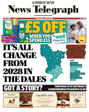 Cover of Ashbourne News Telegraph