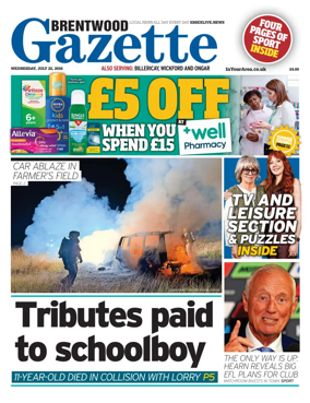 Cover of Brentwood Gazette
