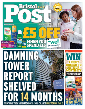 Cover of Bristol Post