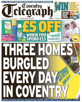 Cover of Coventry Telegraph