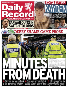 Cover of Daily Record