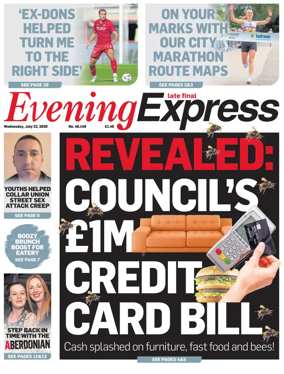 Cover of Evening Express