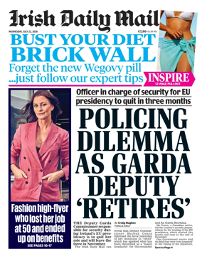 Cover of Irish Daily Mail