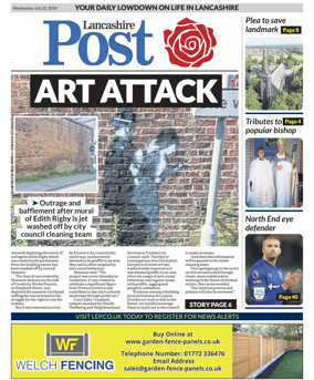 Cover of Lancashire Evening Post