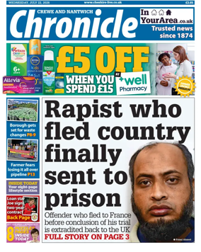 Cover of Nantwich Chronicle