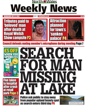 Cover of North Wales Weekly News