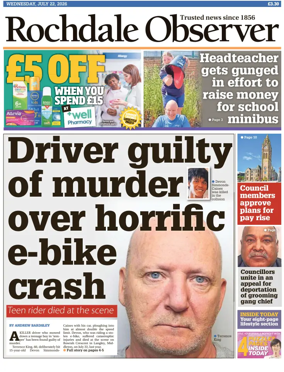 Cover of Rochdale Observer